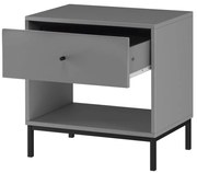 Sivý nočný stolík Celine – Støraa