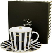 Porcelánová šálka s podšálkou Moustache 250 ml
