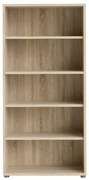 Modulárna knižnica v dekore duba v prírodnej farbe 89x189 cm Prima – Tvilum