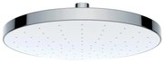 WENKO 24000100 - Sprchová hlavica s automatickým čistením 22,5 x 22,5 cm, lesklý chróm/biela