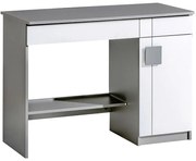 Písací stôl Gumi G6 Brilantná biela/Antracyt