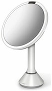 Zrkadlo Simplehuman s nastavitelným jasom Dual LED, biela
