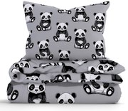 Bavlnené obliečky Renforcé - Panda