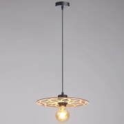 Luster na lanku FALCO 1xE27/60W/230V pr. 30 cm béžová