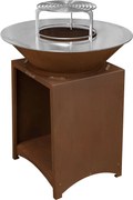 Gril Strend Pro Fiesta, prevedenie rust, oceľ, priemer 75 cm, s ohniskom ()