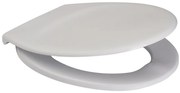 Cersanit President, antibakteriálne toaletné sedátko z duroplastu s pomalým zatváraním, biela, K98-0074