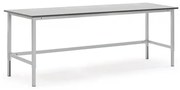 Manuálne výškovo nastaviteľný dielenský stôl MOTION, nosnosť 400 kg, 2000x800 mm