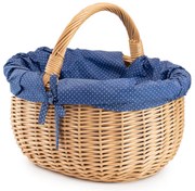 Nákupný kôš prútený Levitra V.š. 42 x hl. 34 x v. 23 / 36(cm)