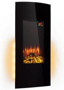 Klarstein Lamington, elektrický krb, 2000 W, LED plameň, teplovzdušný ohrievač, časovač, osvetlenie