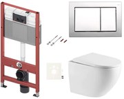 Závesný wc set do ľahkých stien / predstenová SAT SIKOTSTOR67412