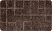 Kúpeľňový koberček SUPREME LINES línie, hnedý