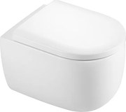 BPS-koupelny Závesná WC misa so SoftClose sedadlom HYD-6838, biela