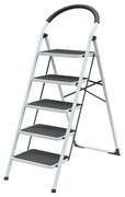 Oceľové schodíky Klapp, 5 stupňov, 5 stupňov