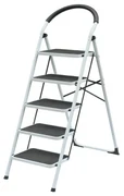 Oceľové schodíky Klapp, 5 stupňov, 5 stupňov