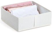 Organizér na spodnú bielizeň, WHITY, štvorec, 30x30x11 cm