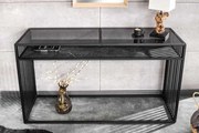 Dizajnový konzolový stolík Skövde v mramorovom vzhľade 120cm