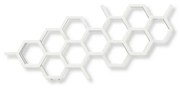 Terma24 Hex 502x1126 vodný radiátor Soft 9016 Matt YL