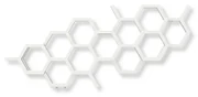 Terma24 Hex 502x1126 vodný radiátor Soft 9016 Matt YL