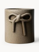 Obal na kvetináč z keramiky Bow, V 11 cm