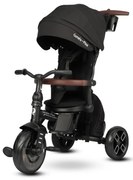 QPlay - Detská trojkolka 7 v 1 COMFO MAX čierna