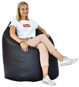 Sedací vak hruška čierna EMI