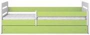Detská posteľ Tomi zelená 80x140