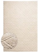 Koberec Arc 3D Romby krémový