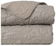 Taupe prešívaný pléd 180x260 cm – Ixia