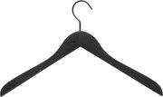 Vešiaky na oblečenie Soft Coat Slim čierne 4 ks