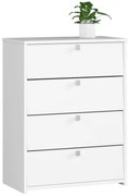 Skriňa na topánky Marienne 60 cm - 4 dvierka biely