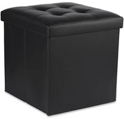 Skladacia taburetka L čierna