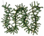 Nexos 57411 Vianočná dekorácia - girlanda s osvetlením 2,7 m - 200 LED teple biela