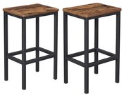 Barová stolička LOE hnedá/čierna