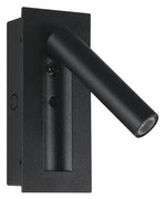 LED nástenné bodové svietidlo LED/2W/230V 3000K čierne