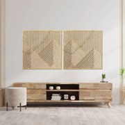 Dvojdielny obraz hôr | Minimalistická dekorácia | SENTOP PR0481