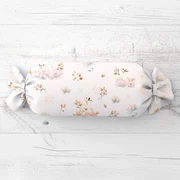 Biante Vankúš valec bonbon Sandra SA-610 Labute medzi leknami na bielom 15x40 cm