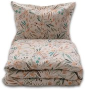 Obliečky zo zmesi bavlny a ľanu Lúka, 220 x 200 cm, 2 ks 70 x 80 cm