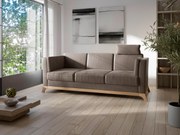 XXXLutz TROJMIESTNA POHOVKA, textil, hnedá Sit & More - Sedačky - 000144022315