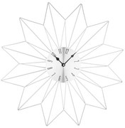 Nástenné hodiny Crystal Star silver, 50cm