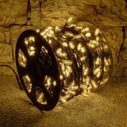 DECOLED Svetelná reťaz LED s MEGA LED, 100 m, 400 teplých bielych LED diód