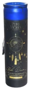 Arome Organická svieca Myrrh & Sandalwood 300 g vo farebnom vysokom pohári so strapcom