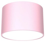Stropné svietidlo Dixie, 1x ružové kovové tienidlo