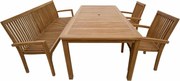 Záhradná zostava RIVIERA teak natural