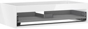 Mexen Box-A, závesná skrinka 90 cm, 1 zásuvka, biela lesklá, 91AX0-0900-235-1-00