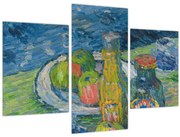 Obraz - Alexej von Jawlensky, Still Life with Bottles and Fruit, reprodukcia (90x60 cm)