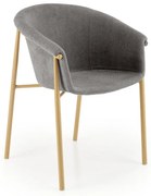 Jedálenská stolička Lester, sivá