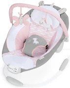 Ingenuity - Detské vibrujúce ležadlo s melódiou FLORA THE UNICORN 3xC AG0370