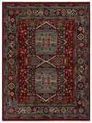 Koberec KESHAN, strapce 7275/53588 bordový / zelený