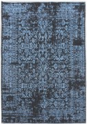 Ručne viazaný kusový koberec Diamond DC-JK 1 Denim blue / aqua, 180x275, modrá, chodba / predsieň, Diamond Carpets India