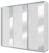 Skriňa Nadia A29 Tri zrkadlá 0,25 Biely